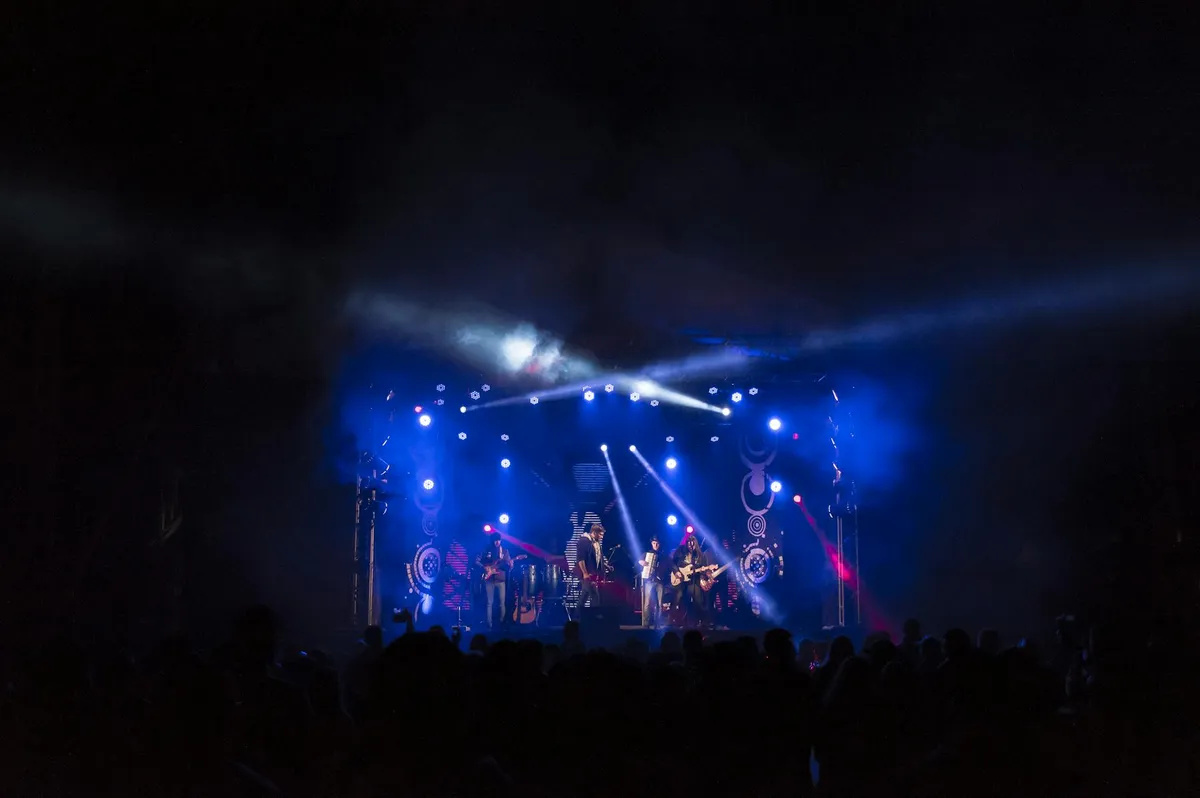 An African music venue